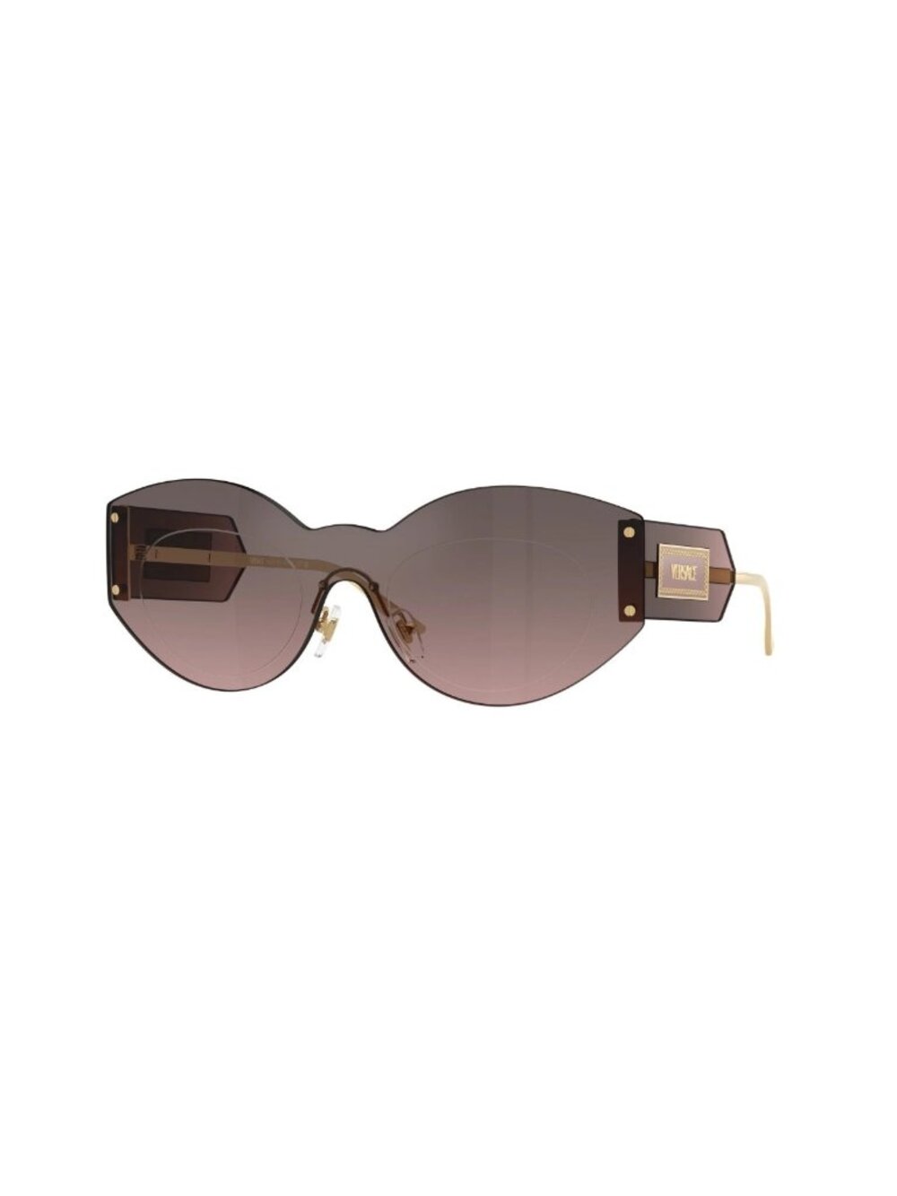 VERSACE VE2276 100258 Silver Pink Grad Grey Flash Silver 44 m Women's Sunglasses